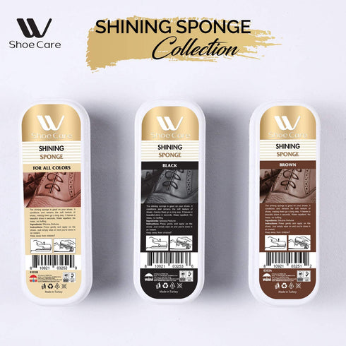 Shoe Shining Sponge Neutral - 0.37 fl oz | WBM SHOE CARE